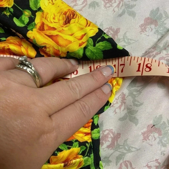 Zara Twist Neck Floral Rose Halter Bodysuit NWT Size Large New - Picture 6 of 8